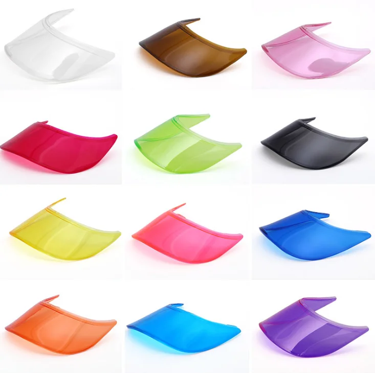 Baseball cap material custom plastic visor cap peak