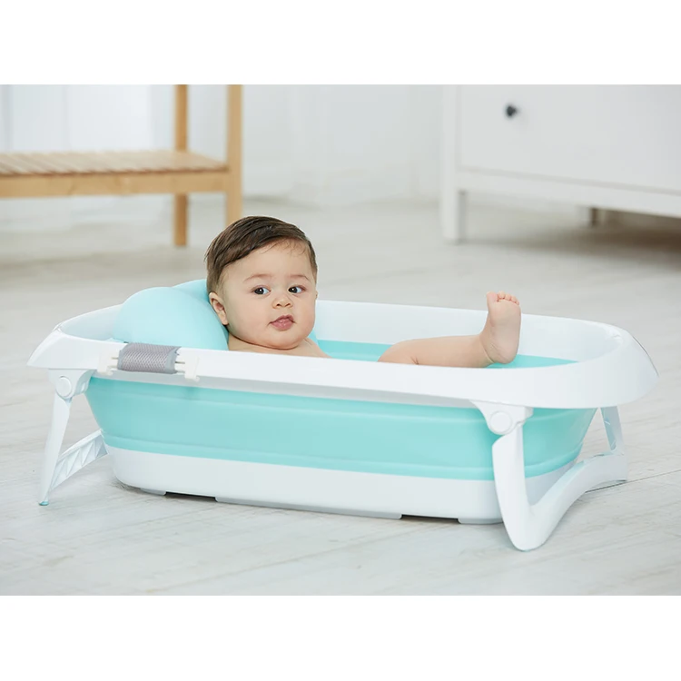 Оптовая продажа, матрасная душевая кровать, большая просторная складная детская ванна с высокой подставкой