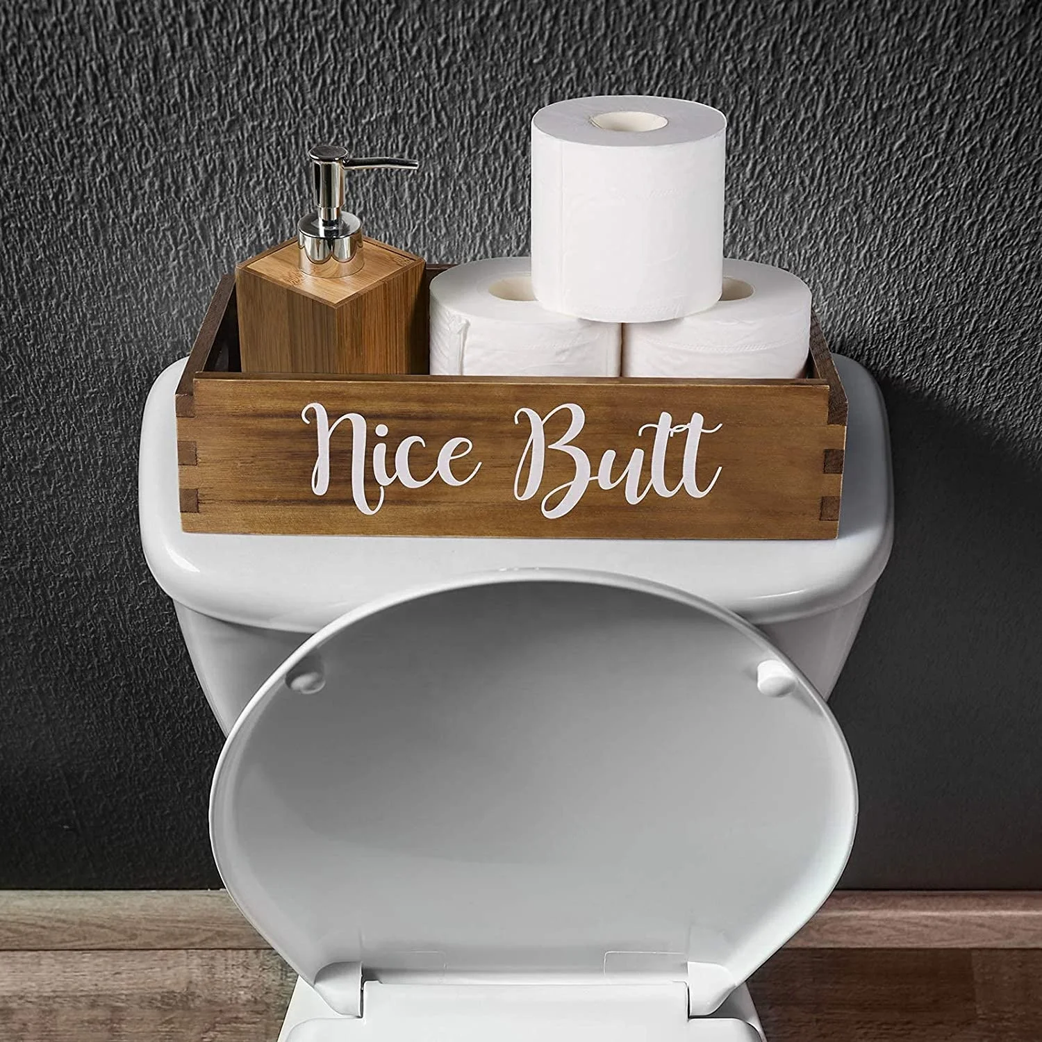 Farmhouse Bathroom Decor Nice Butt Bathroom Decor Box Hello Sweet Cheeks Powder Room Decor Toilet Paper Storage