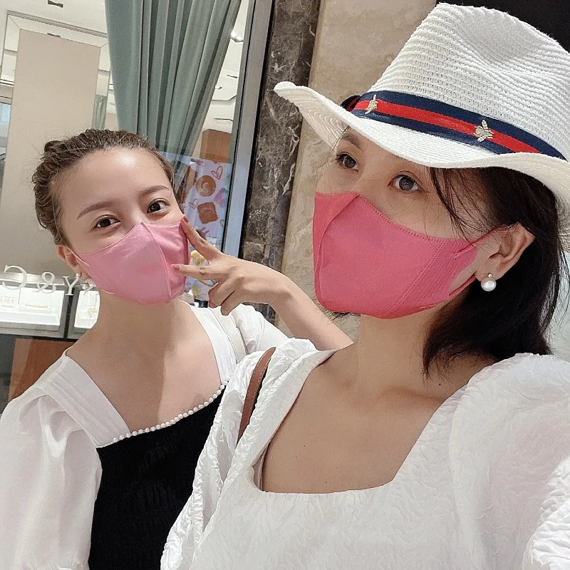 Custom Logo 3D CRBN Soft Respirators & Masks One-Time Use for Mouth & Face Protection breath dust 3-layer mask