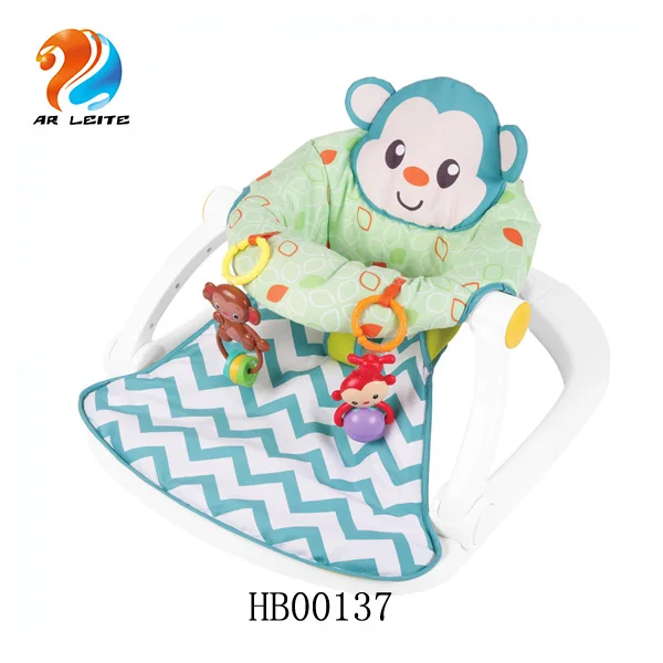 Best selling good quality baby bouncer cheaper baby portable foldable relaxing chair with hanging toys