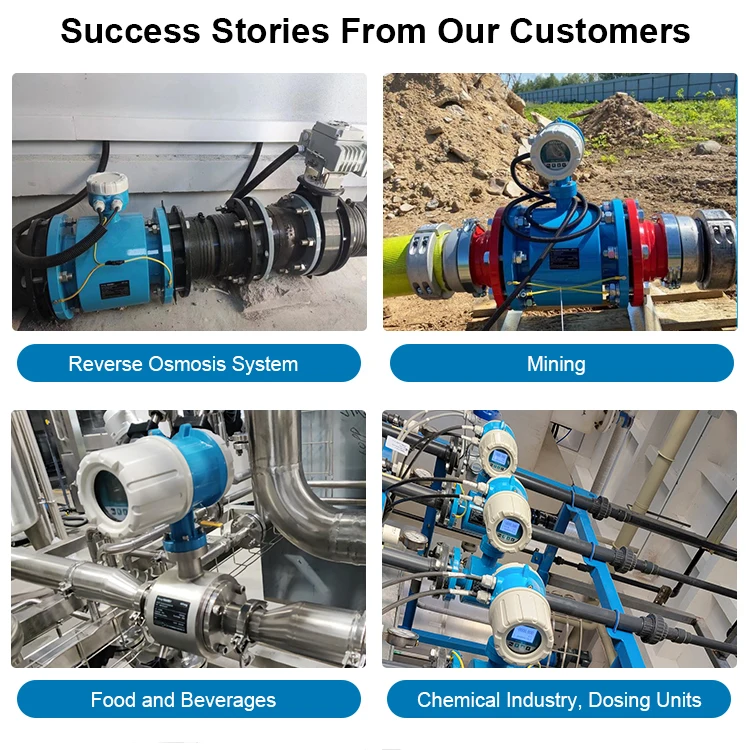 Low Price Electromagnetic Water Flow Meter IP68 Battery Operated Electromagnetic Flow Meter