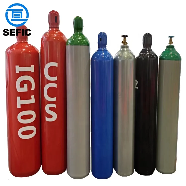 Factory Price Dnv 200bar Oxygen Nitrogen Argon Co2 45l 47l 50l 52l 60l Gas Cylinder For Marine