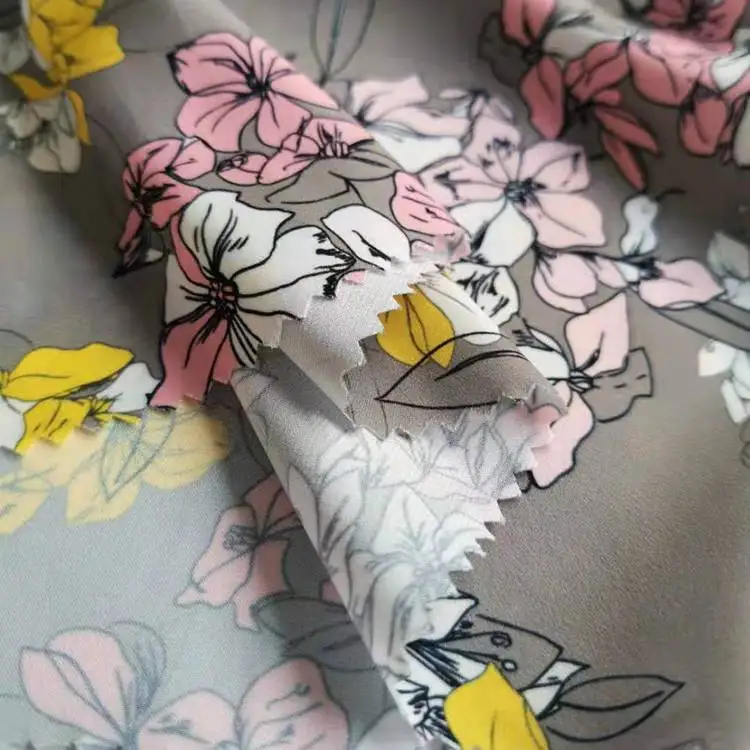 super soft hand feel 100% polyester crepe bubble velvet peach satin fabric for lady garment