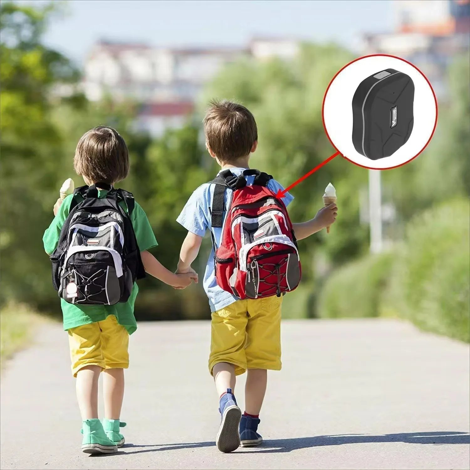 TKSTAR TK905Mini Elderly and Children GPS Tracker Real time Tracking 1500mAh with SOS Button free online Tracking