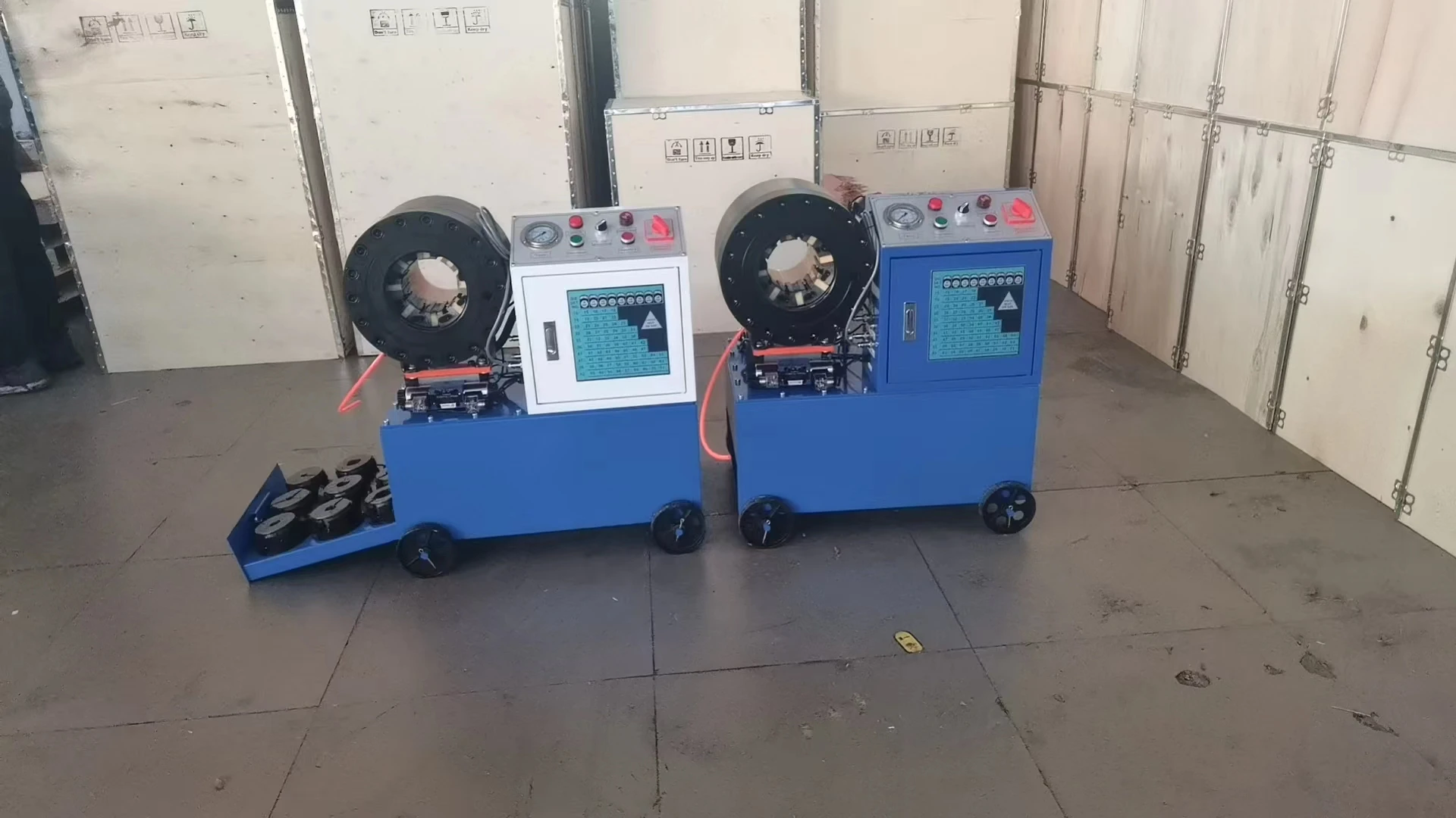 promotion hose piston DX68 hydraulic construction road mine machinery hose repair crimping machine pipe fitting with good price