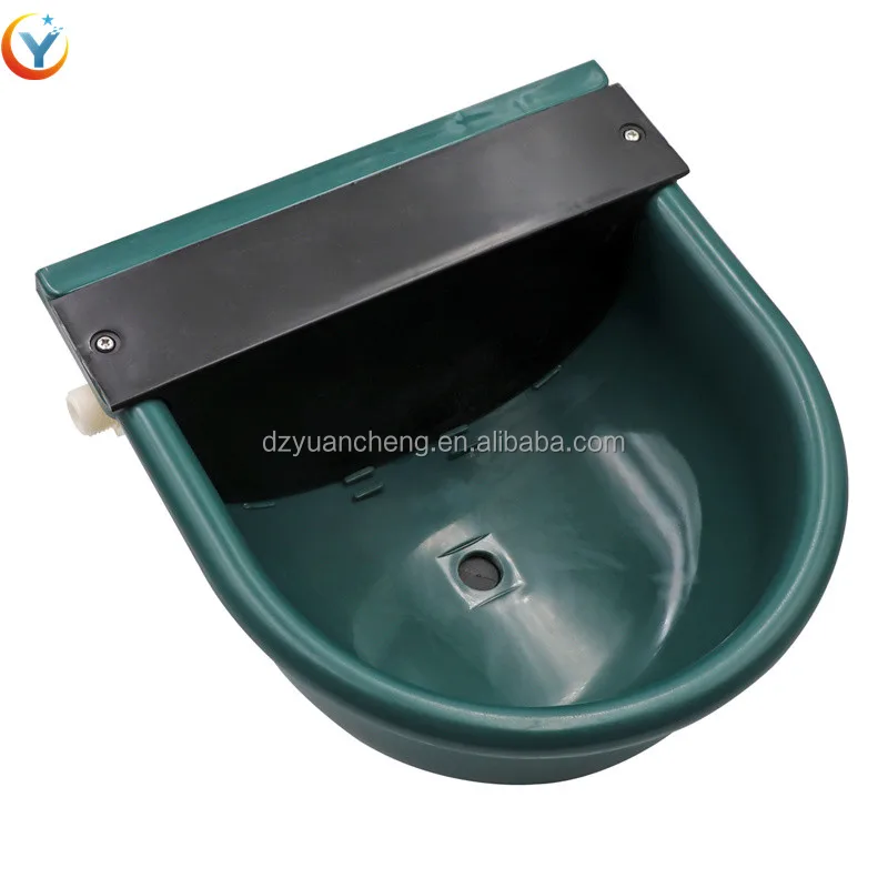 Wholesale high efficiency cow plastic bowls cattle drinking water bowl for animal with cover
