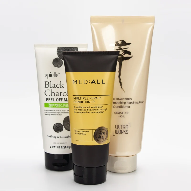 Customization  Plastic Soft Squeeze Tubes for Shampoo Hair Conditioner Body Wash