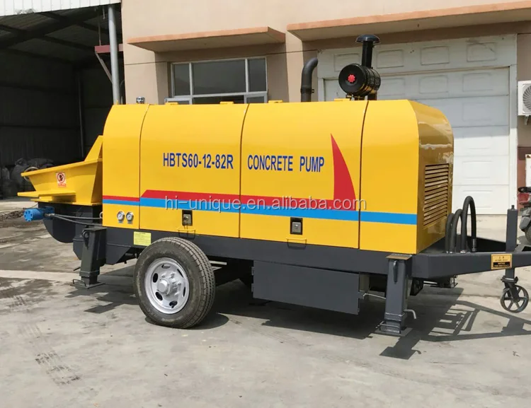 UNIQUE GROUP supply Deutz engine brand 60m3 concrete pump from China