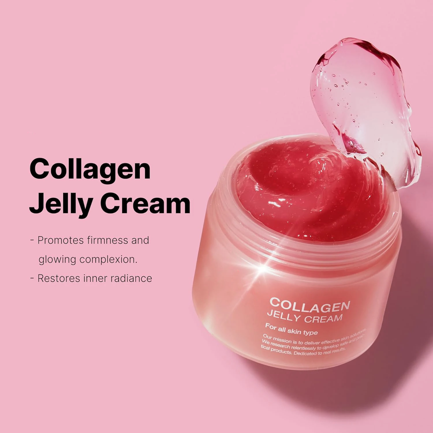 Korea Glow Skin Private Label Firming Collagen Face Cream Niacinamide Moisturizing Collagen Jelly Cream