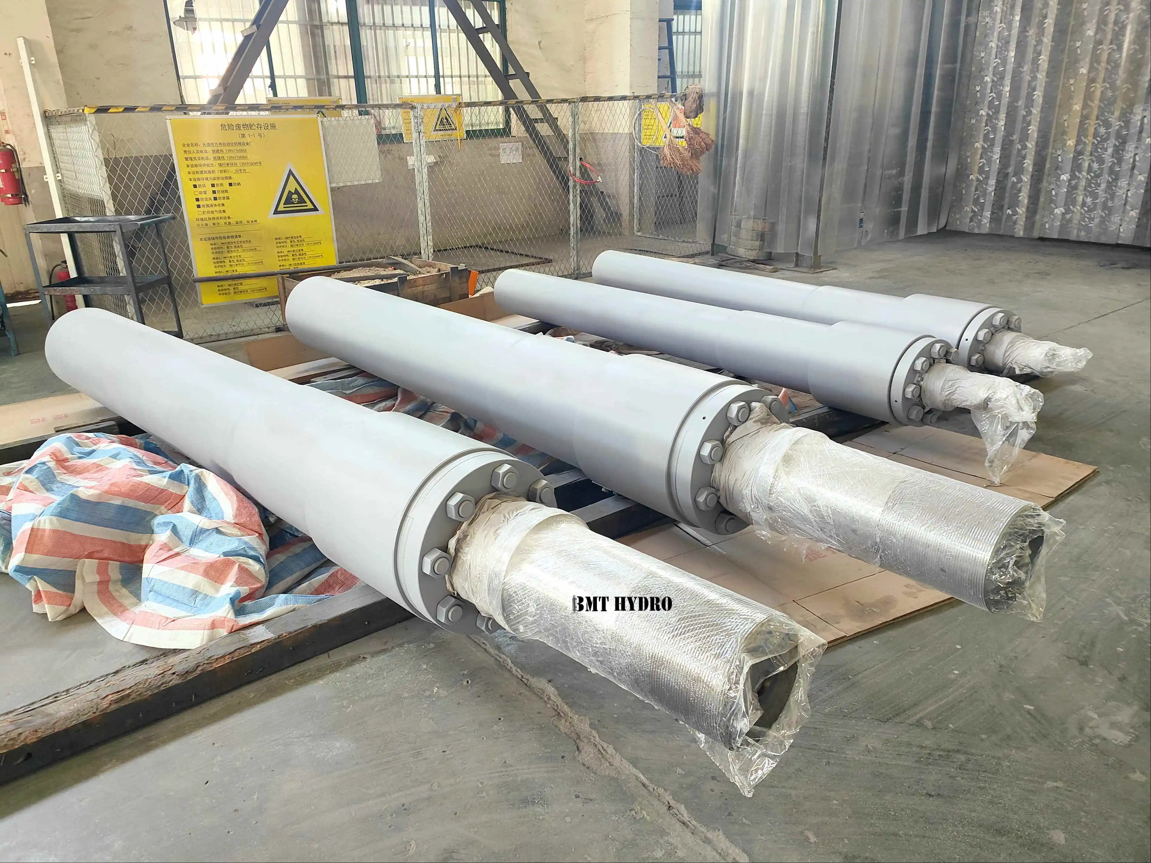 Double Acting Hollow Plunger Hydraulic Cylinder Heavy Duty