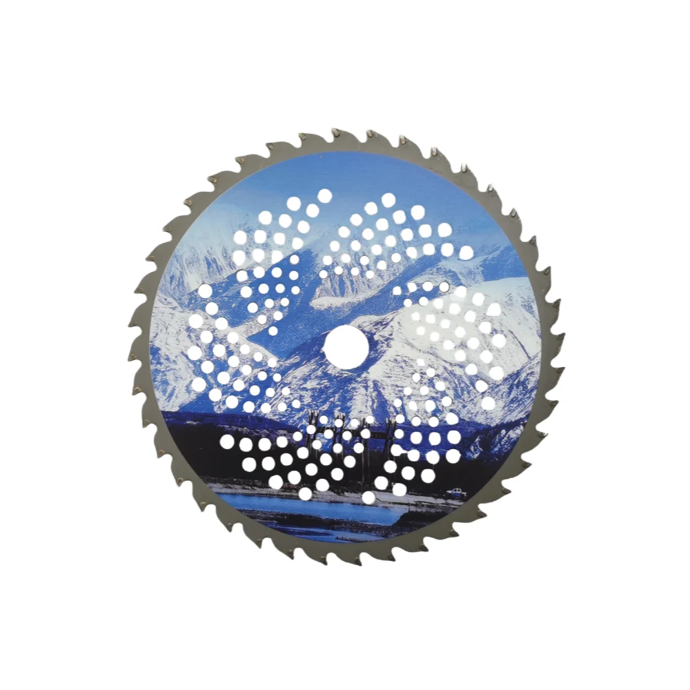 General Purpose 255mm 40T Carbide Tipped Circular Cutting Discs For Grass Brush Cutter Blade