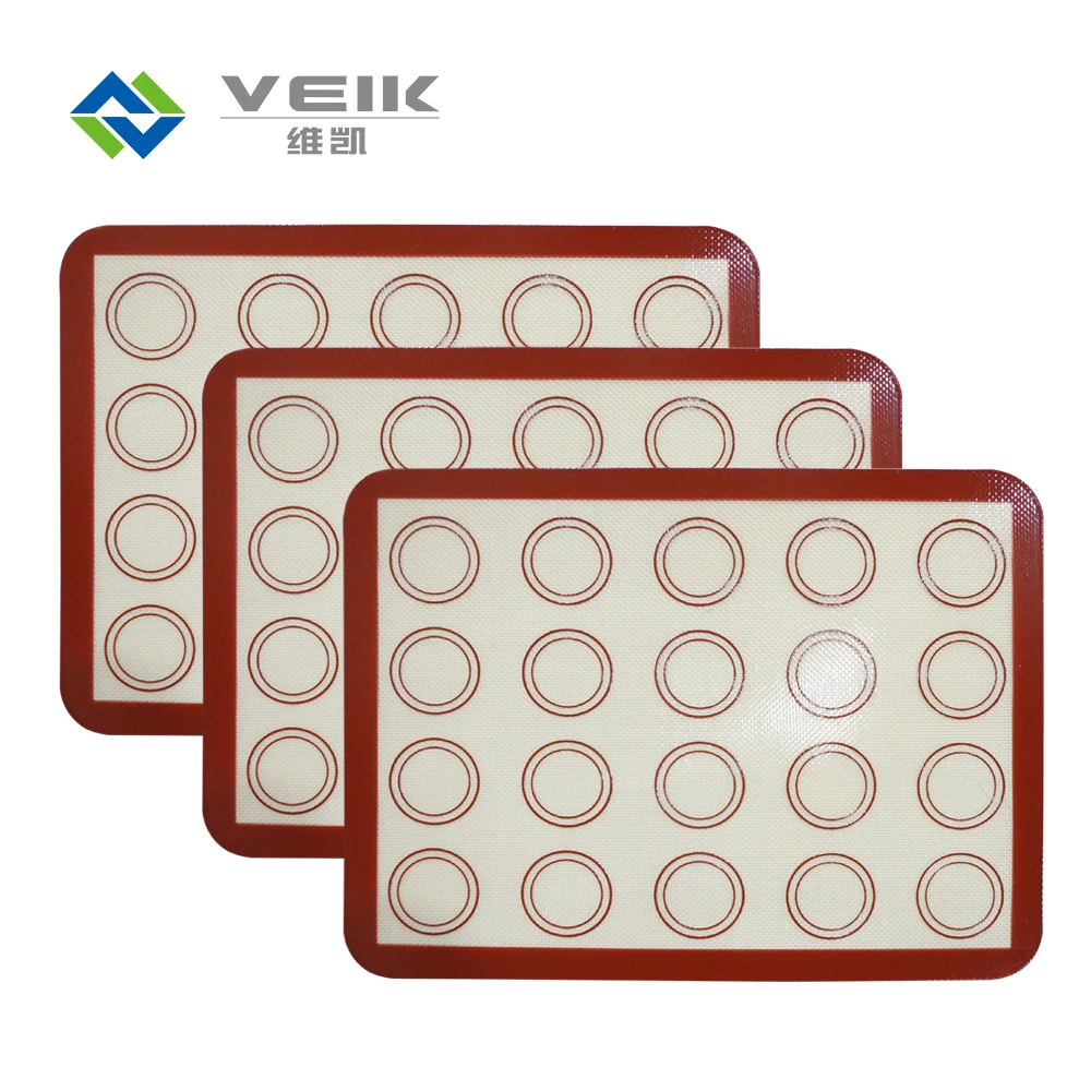 hot selling  easy clean Silicone Baking Mat for kitchen use in different size and color and pattern