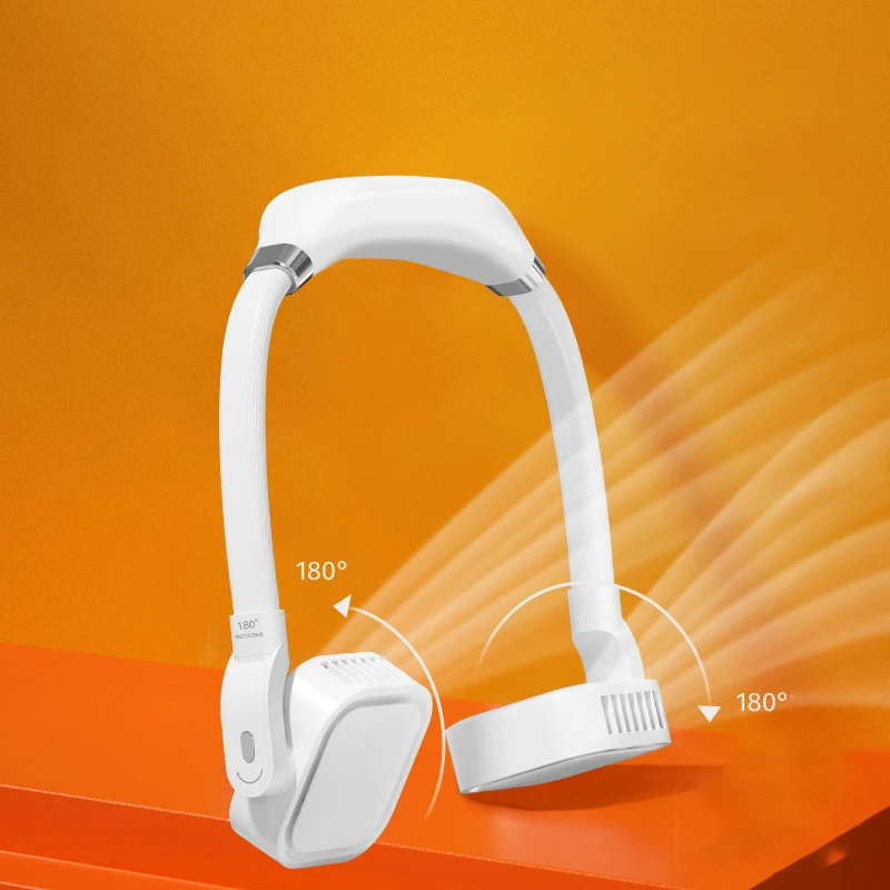 
Factory Direct Selling New Style Neck Hanging Fan No Blades Personal Fan Universal Adjustable Air Outlet Neck Fan 