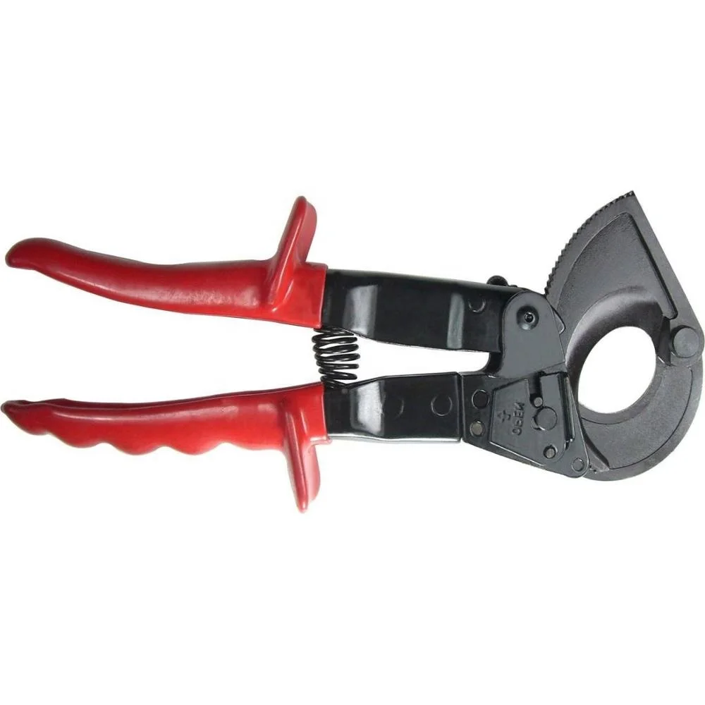Hand Easy Operation Armoured Ratchet Cutting Tools , Manual Wire Cutter Electric Cable Cutter