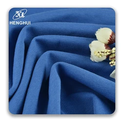 Polyester cotton elastic fabric wholesale 250g new oxygen cotton sweat fabric cool casual wear soft hygroscopic fabric