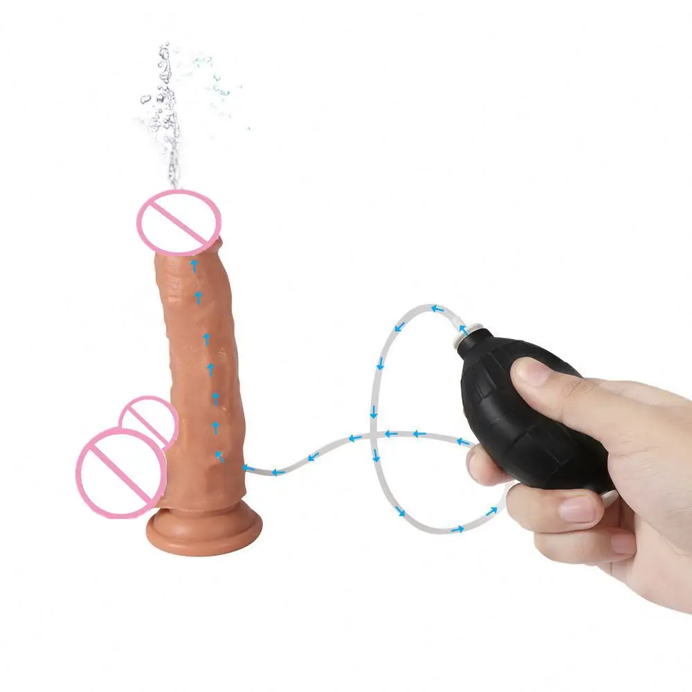 Best Quality Big Size Sex Toys Women Vibrating Realistic Spray Water Ejaculating Horse Dildo