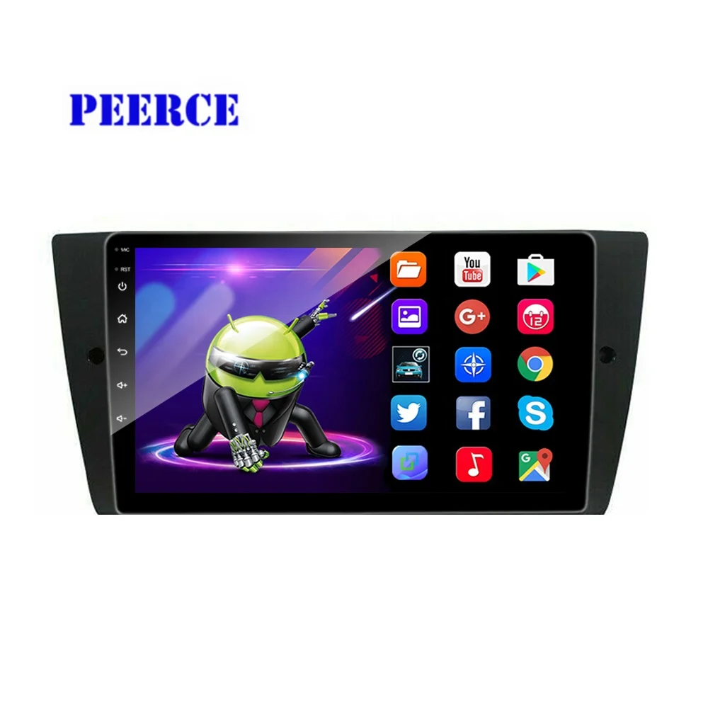 Best sellers 9 Inch android 9.1 Ram 1Gb Rom 16Gb Navigation Car Autoradio Radio for BMW E90 E91 E92 E93