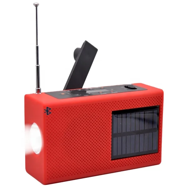 Earthquake disaster solar hand crank radio camping outdoor mini emergency survival kits
