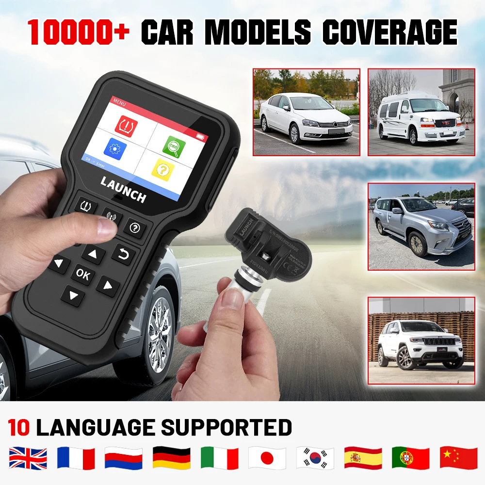 100% original launch CRT501IE TMPS sensor car obd2 elm327 scanner automotriz 2024 multimarca fault code reader diagnostic tools