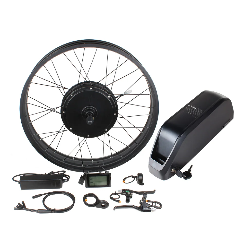 Hot Quality Electric Bike Kit  20in/24in/26in/28in/700C 500W 750W 1000w Fat Tire Ebike Hub Geared Motor EBike Conversion Kits