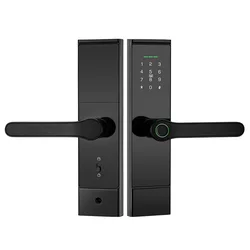 Waterproof OEM Smart Biometric Smart Wifi Locks Tuya Digital Fingerprint Password Wifi Gateway Ble with Home Automation