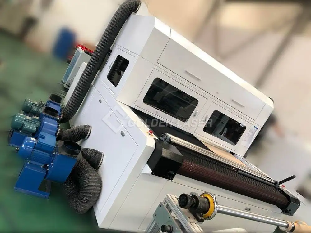 CO2 Laser Perforating Cutting Machine for Sandpaper Abrasive Discs