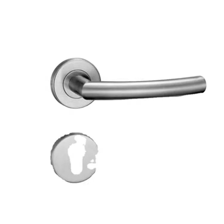 Popular SS 304 solid casting stainless steel window and door lever handle