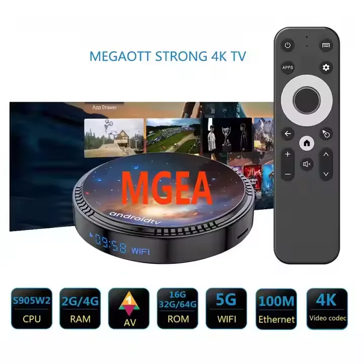 Stable 4K cobra  Android TV Box Smart TV 4k ip tv box mega ott Media Player Set-top Box android 12