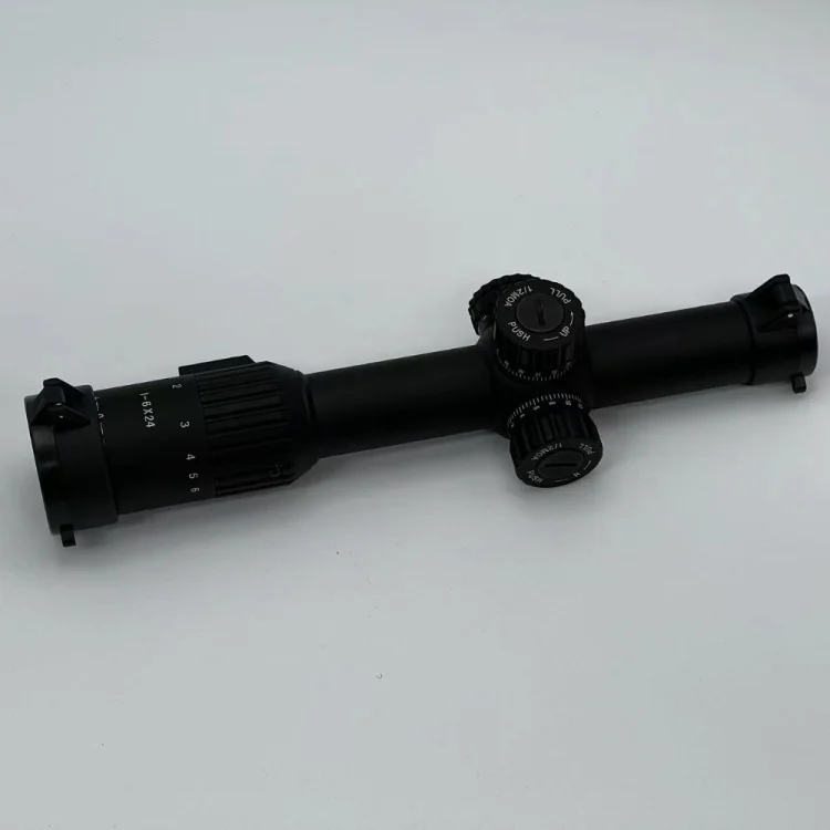 OEM ODM Optics 1-6X24 IR First Focal Plane Red Illuminated Turrets Lock Reset Tactical FFP Scope