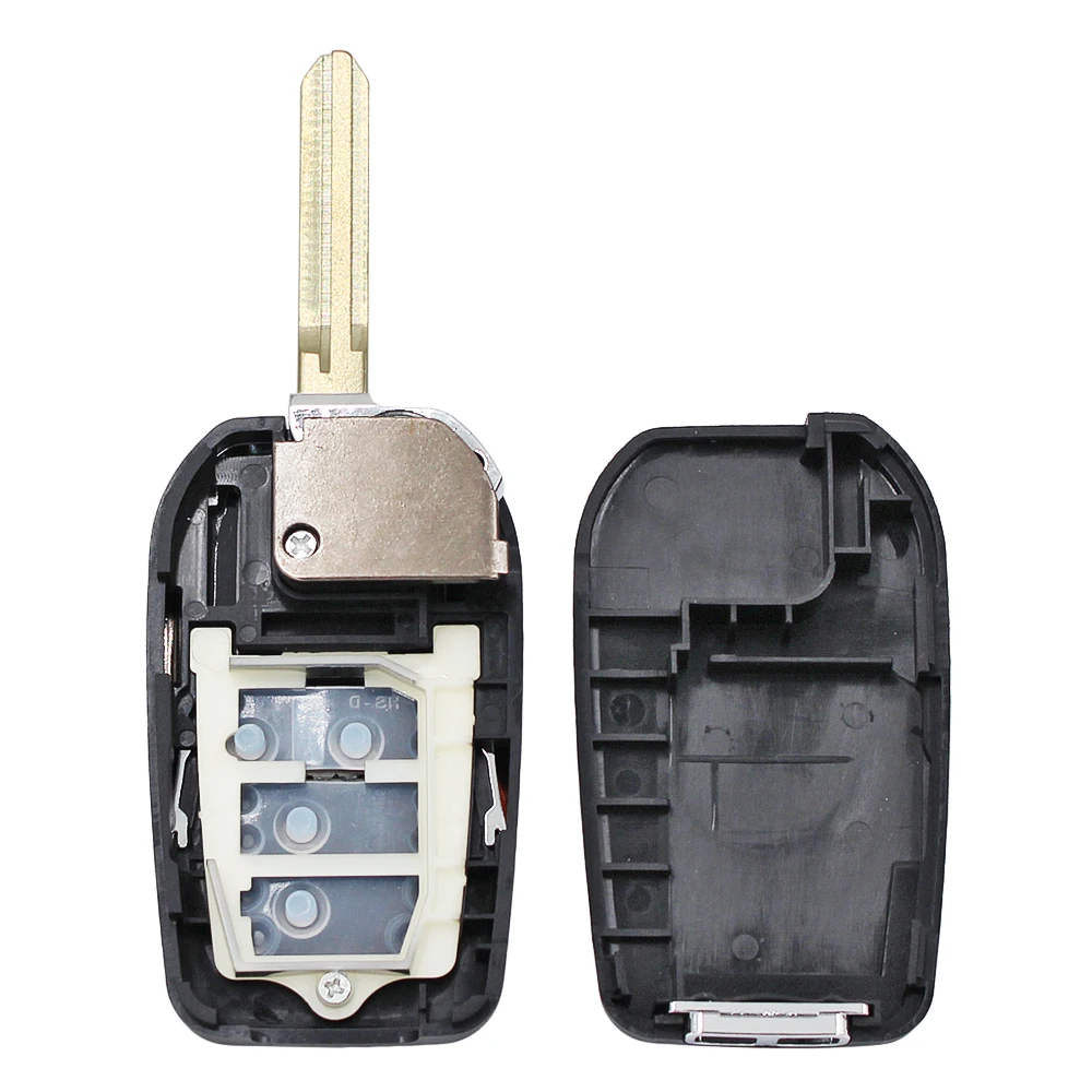 2/3/4 buttons Upgraded flip Remote key shell case fob for TOYOTA Avalon Corolla Camry Prius RAV4 Auris Hilux Land Cruiser TOY43