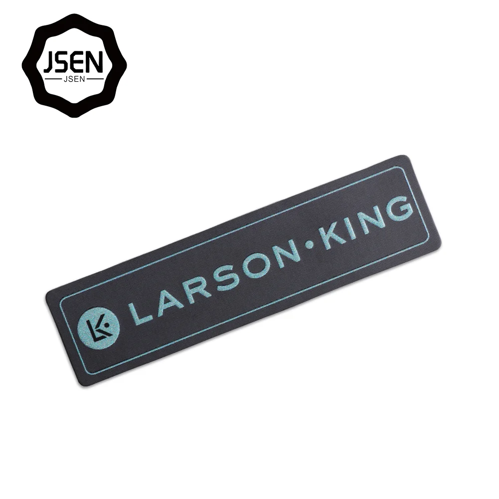 Manufacturer OEM LOGO Sewing on Clothing Bag Deboss Emboss Print Laser Synthetic Leather Label Tag Patch