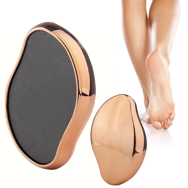 Factory Latest Portable  Foot File Pedicure Tool  Hands Feet Exfoliating Artifact Glass Sanding Stone Callus Remover