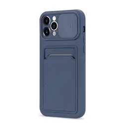 2021 Newest TPU Silicone Shockproof Card Holder Back Cover Mobile Phone Cover for Xiaomi Redmi Note 10 Pro Max 5G