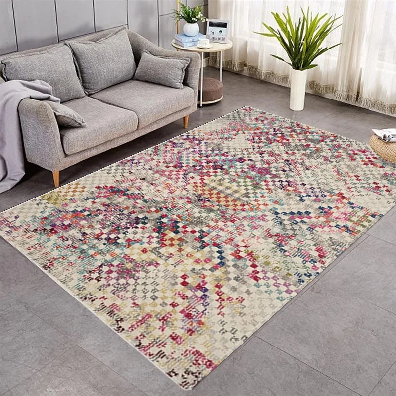 Custom Design Factory Supply  Living room Mat  and  Rug, 12mm thick, 100x132cm washable