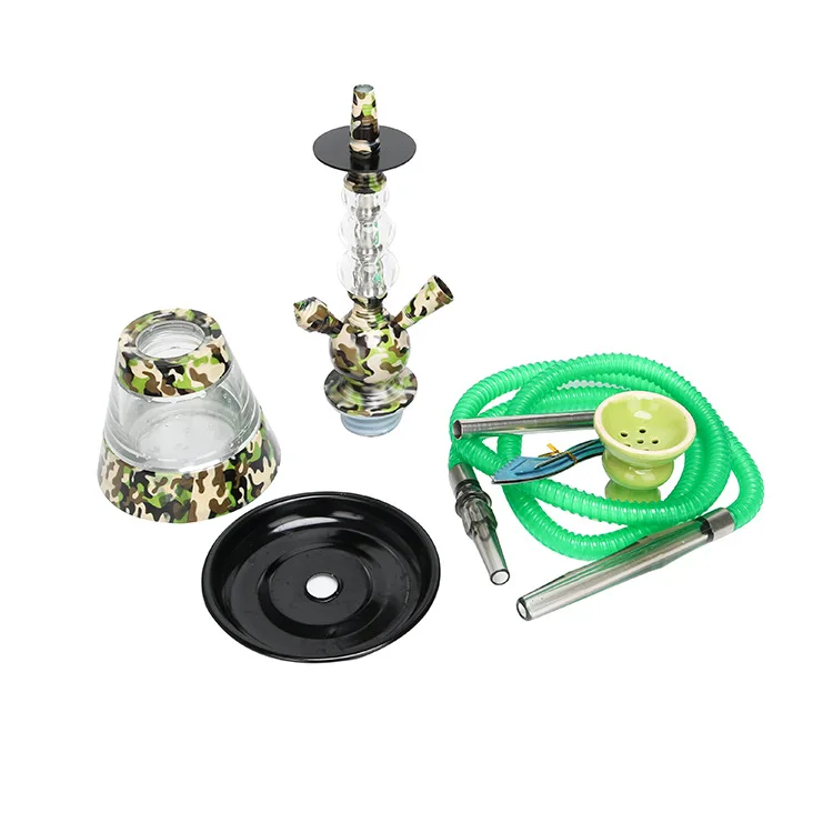 Acrylic Hookah Set France Design Shisha Hookahs Custom Logo Chicha Smoke Accessories