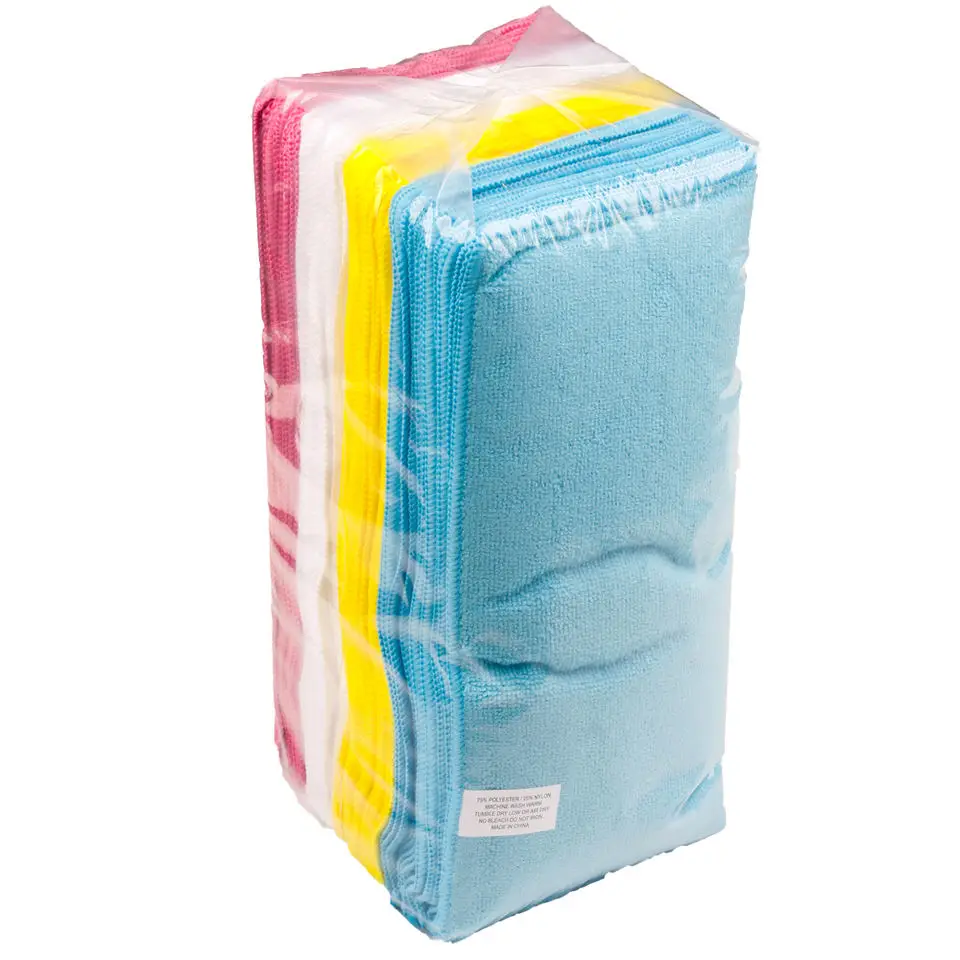 Lint Free House Clean Towel Reusable Microfiber Cloth Multi-purpose Rags 40PCS pack Microfiber Towel