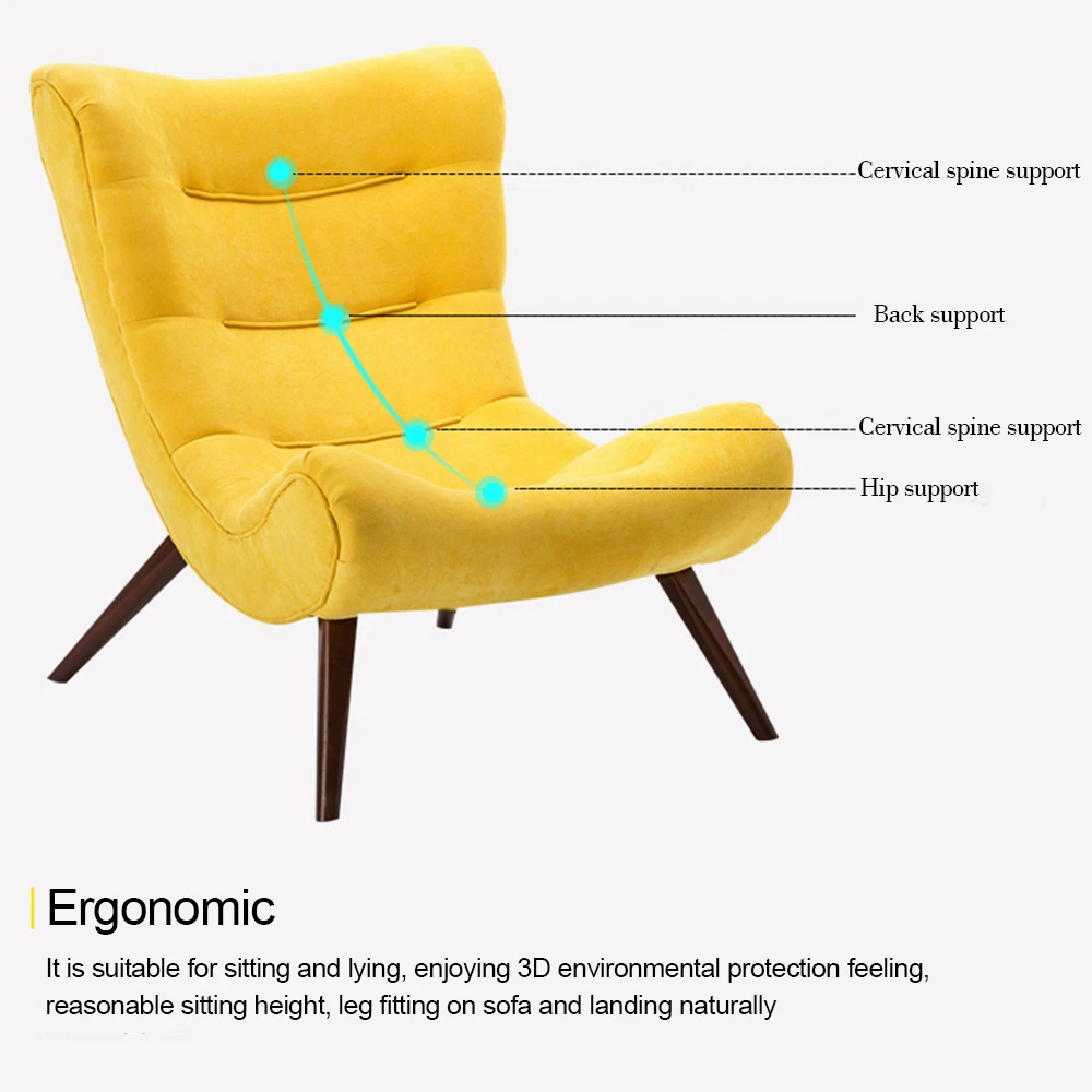 
living room furniture single lazy sofa,snail modern design lounge chair 