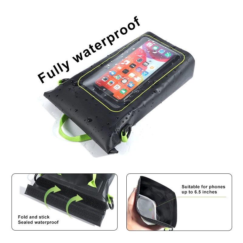 Fashional 2L Water Proof Cell Phone Carry Pouch Custom Swim PVC Waterproof Phone Dry Bag with Zipper Pocket