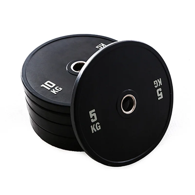 MKAS Powerlifting Barbell Standard Iron Cheap Calibrated Weight Plate Wholesale Rubber Cover 45Lbs Weight Plates