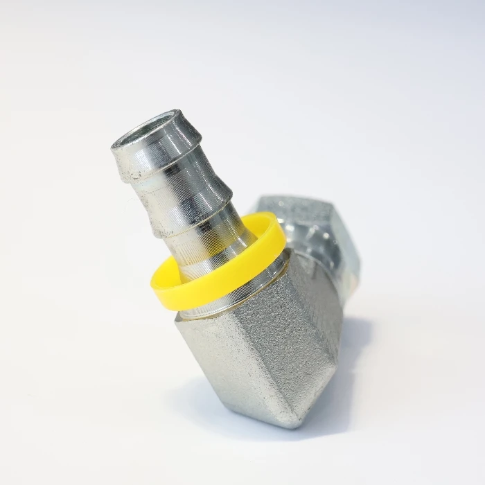 90 Degree Elbow Steel JIC Swivel Push-on Hose Barb Fitting Hydraulic Hose Fittings