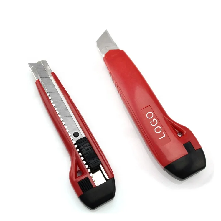 18mm Plastic Utility Knife Box Cutter Retractable