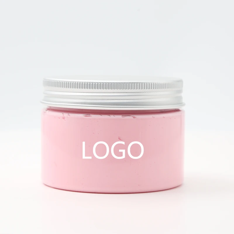 Clay Facial Mud Pink Clay Mask Hot Sale Natural Kaolin Cranberry Private Label Skin Care Face Pink Female Cotton Nose Mask 120g