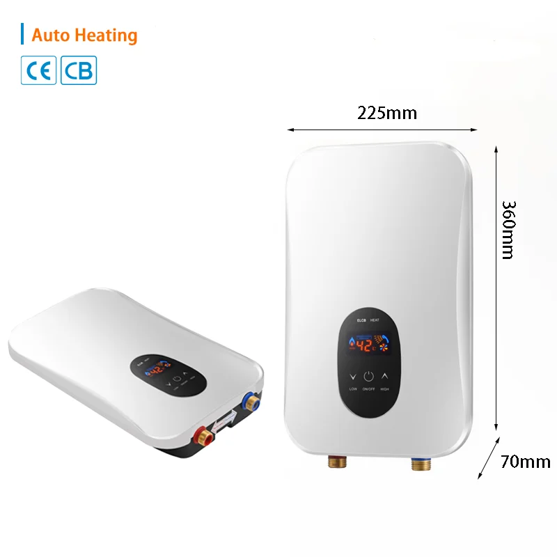 110V-127V 3500W electric bath water heater tankless instantaneous water heater