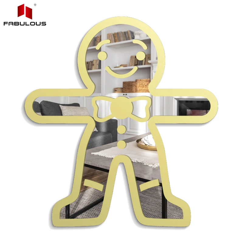 FABULOUS home decor custom uv printing acrylic mirror wall decoration in house color decor mirror