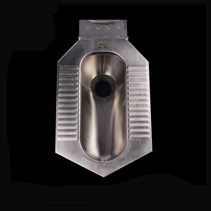 Stainless steel squatting pan water closet with cover water saving stainless squat toilet