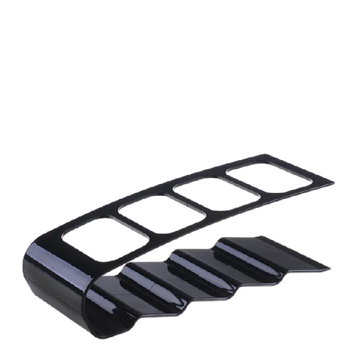 Hot selling Perfect Quality colorful Creative Four Grid Remote Control Plastic Storage Rack Desktop Shelves