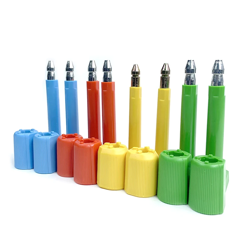 self locking anti-rotation high security bolt seal ABS plastic locks safety bolt seal container numbered bolt security seals