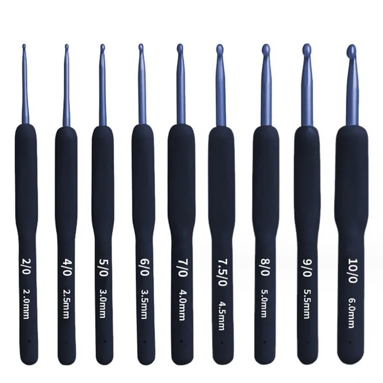 Оптовая продажа крючки для вязания с мягкой ручкой