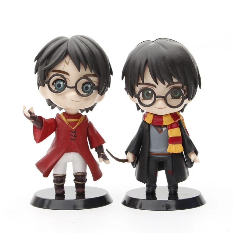 Hot Sale Q Version 6pcs/set Harry Action Potter Figure Anime Decoration Model